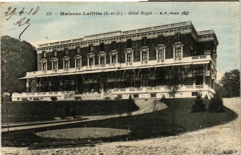 Carte postale ancienne Maisons-Laffitte - Hotel Royal à Maisons-Laffitte