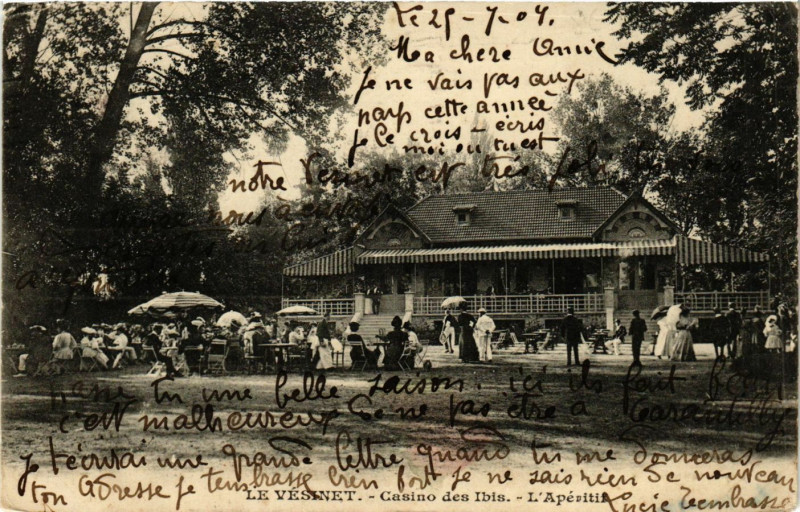 Carte postale ancienne Le Vesinet - Casino de Ibis - L'Aperitif au Vésinet