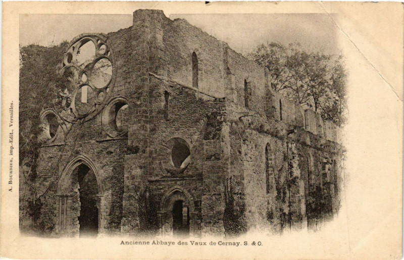 Carte postale ancienne Ancienne Abbaye des Vaux de Cernay S. & O.