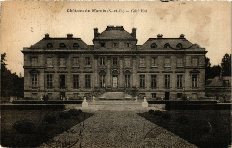 Carte postale ancienne Chateau de Marais - Cote Est
