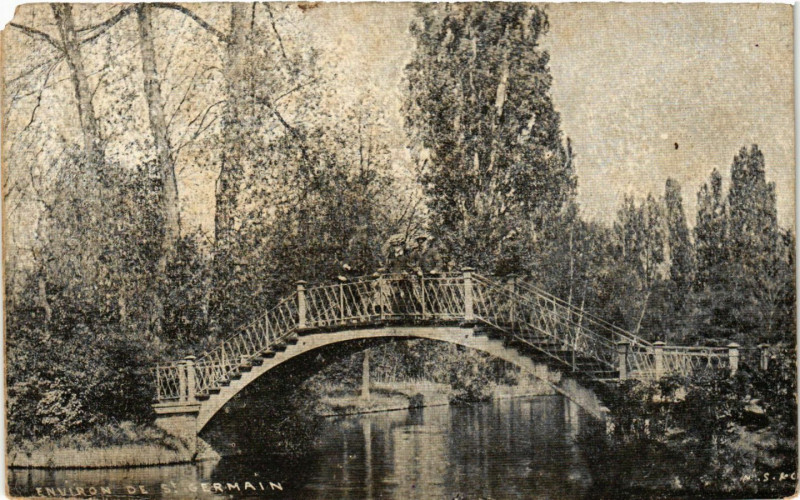 Carte postale ancienne Env. de Saint-Germain
