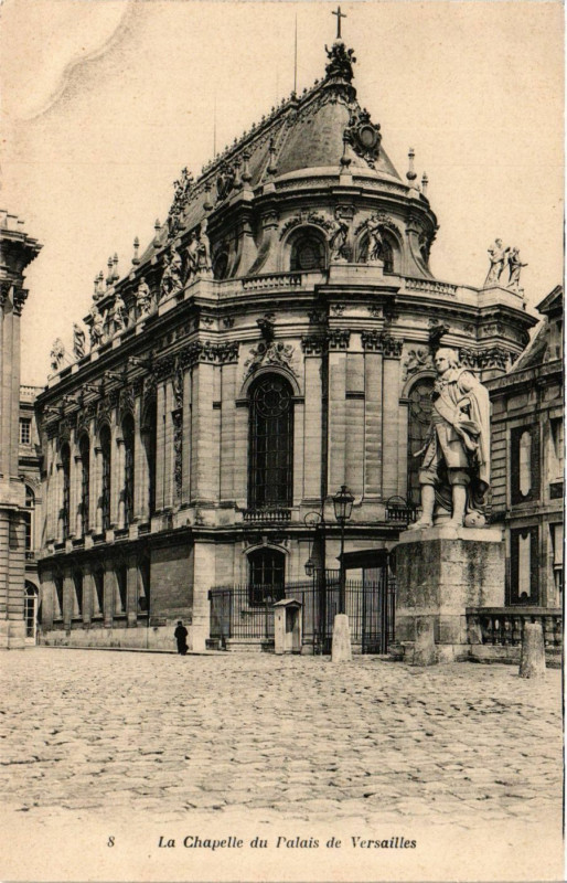 Carte postale ancienne La Chapelle du Palais de Versailles à Versailles
