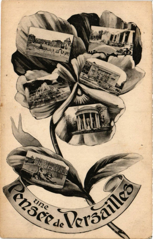 Carte postale ancienne Une Pensée de Persailles