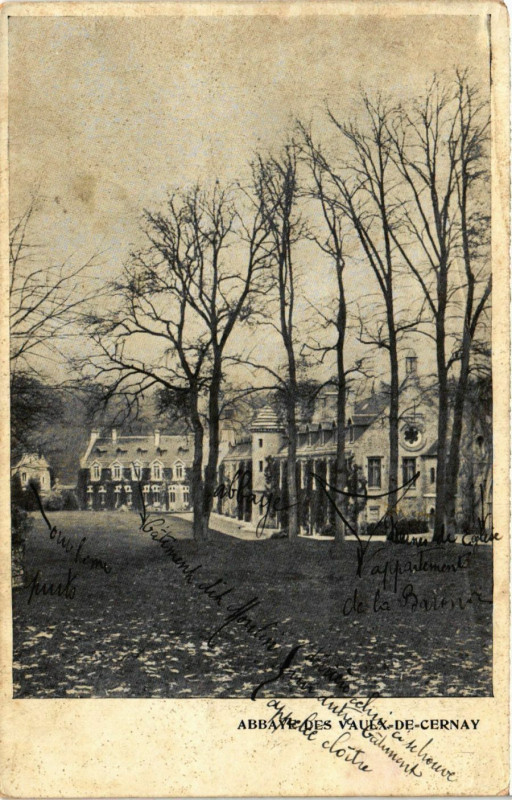 Carte postale ancienne Abbaye des Vaulx-de-Cernay