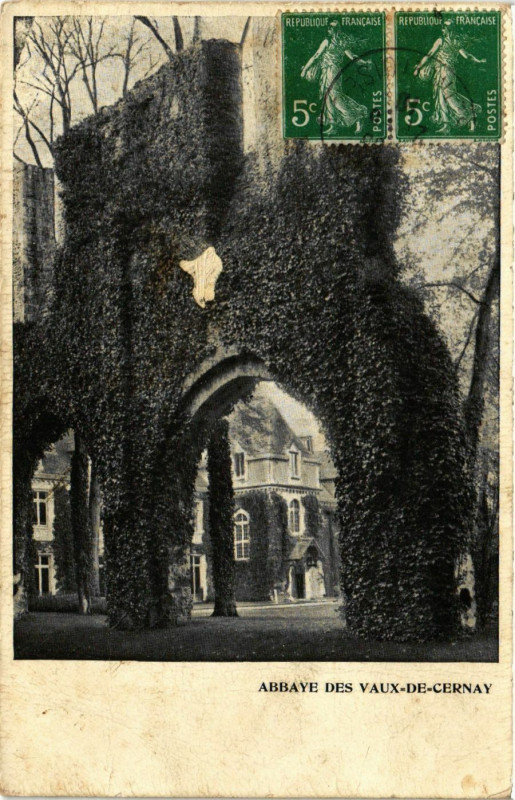 Carte postale ancienne Abbaye des Vaux-de-Cernay