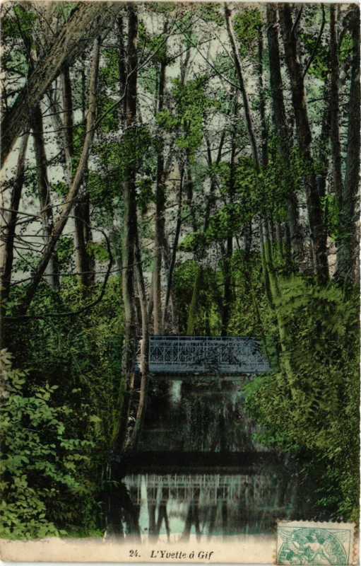 Carte postale ancienne L'Yvette a Gif