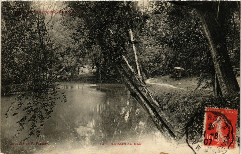 Carte postale ancienne Les bords du Isle