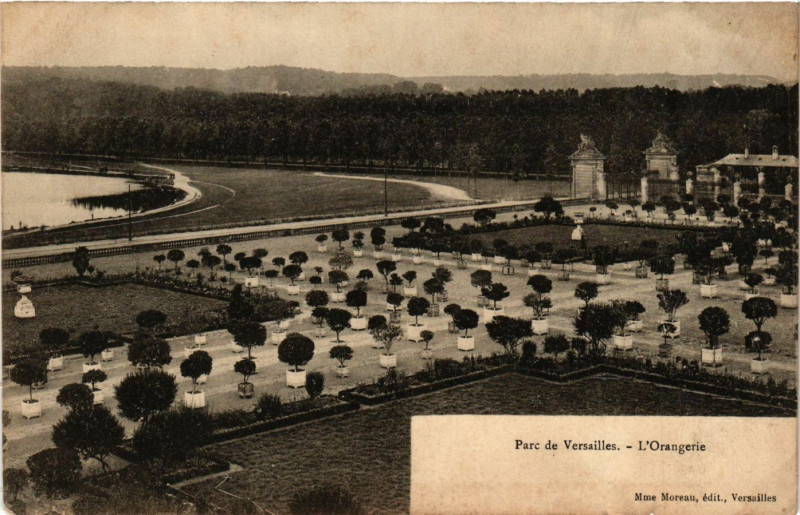 Carte postale ancienne Parc de Versailles - L'Orangerie à Versailles