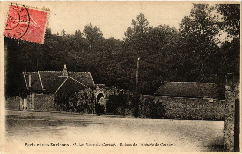 Carte postale ancienne Paris et ses Env. - Les Vaux-de-Cernay - Ruines de l'Abbaye de