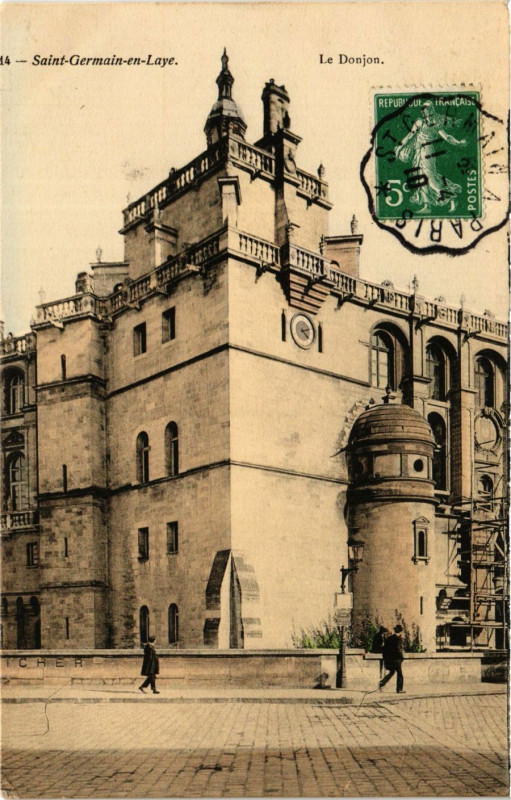 Carte postale ancienne Saint-Germain-en-Laye - Le Donjon à Saint-Germain-en-Laye