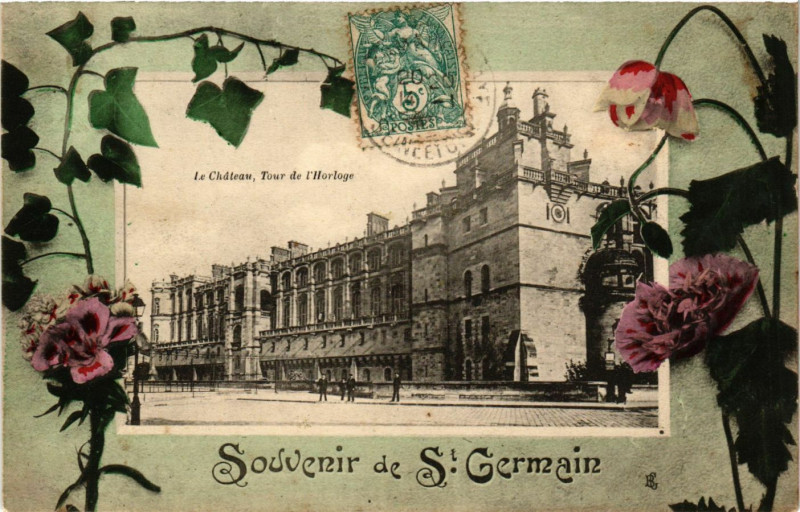 Carte postale ancienne Souvenir de Saint-Germain