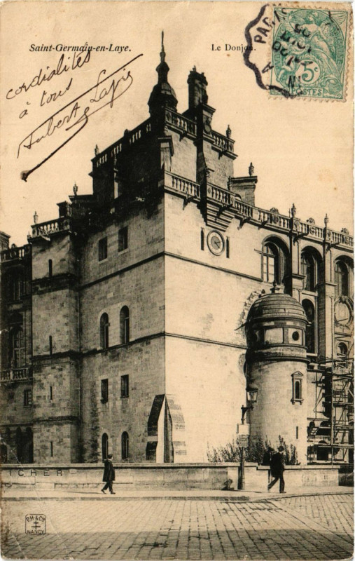 Carte postale ancienne Saint-Germain-en-Laye - La Donjon à Saint-Germain-en-Laye