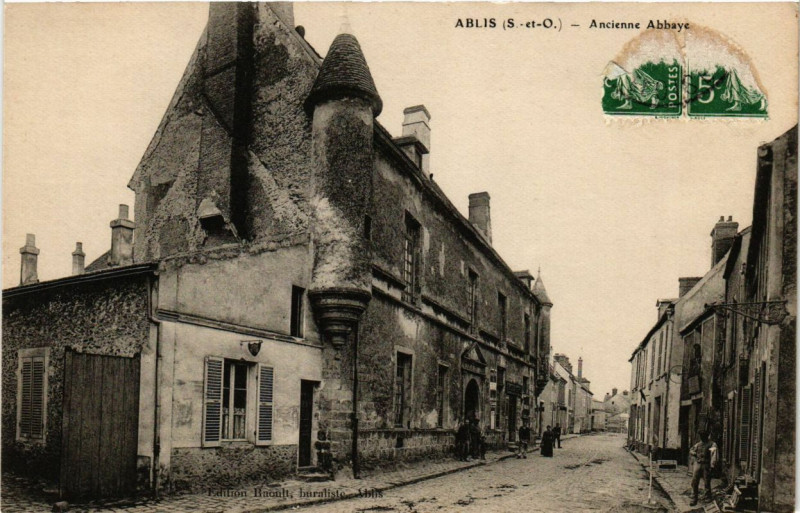 Carte postale ancienne Ablis - Ancienne Abbaye à Ablis