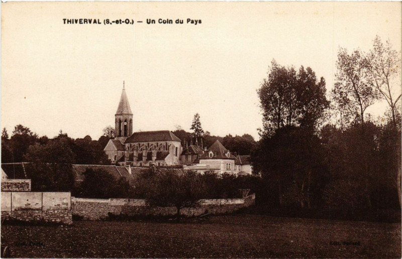 Carte postale ancienne Thierval - Un Coin du Pays