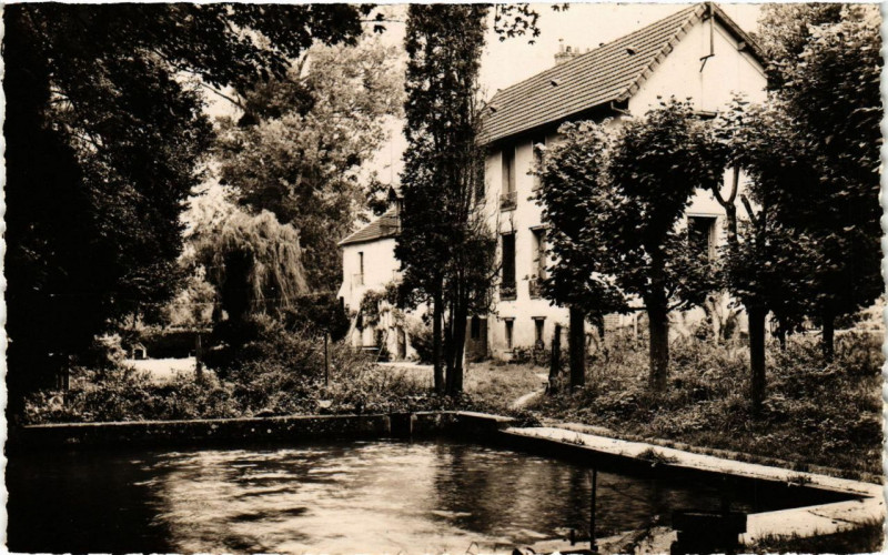Carte postale ancienne Env. de Septeuil - Pisciculture de Villette à Septeuil