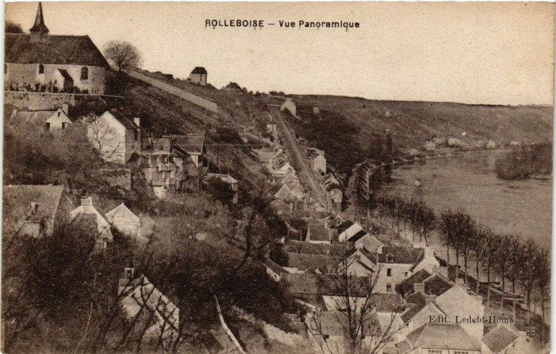 Carte postale ancienne Vue Panoramique à Rolleboise
