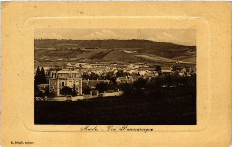 Carte postale ancienne Meule - Vue Panoramique