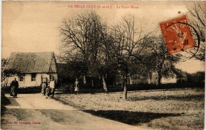 Carte postale ancienne La Belle cote - La Cour Huan