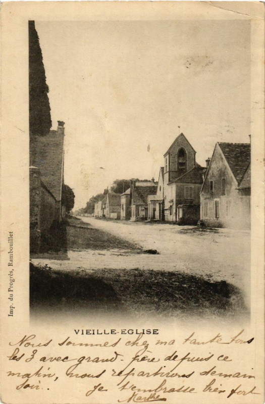 Carte postale ancienne Vieille Eglise