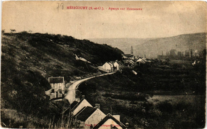 Carte postale ancienne Mericourt - Aperon sur Mousseaux à Méricourt