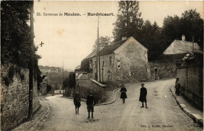 Carte postale ancienne Env. de Meulan - Hardricourt à Hardricourt