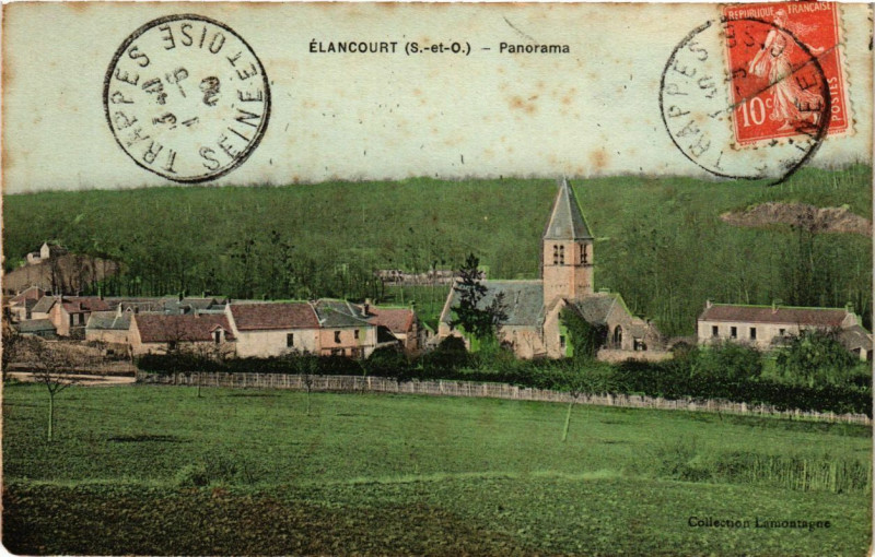 Carte postale ancienne Elancourt - Panorama à Élancourt