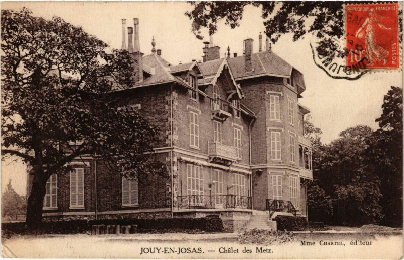 Carte postale ancienne Jouy-en-Josas - Chalet des Metz à Jouy-en-Josas