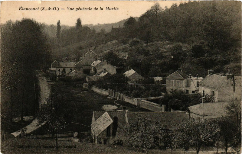 Carte postale ancienne Elancourt - Vue générale de la Muette à Élancourt