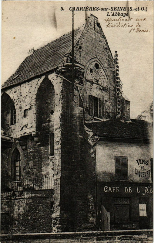 Carte postale ancienne Carrieres-sur-Seine - L'Abbaye à Carrières-sur-Seine