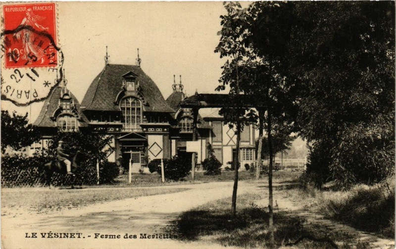 Carte postale ancienne Le Vesinet - Ferme des Merleliens au Vésinet