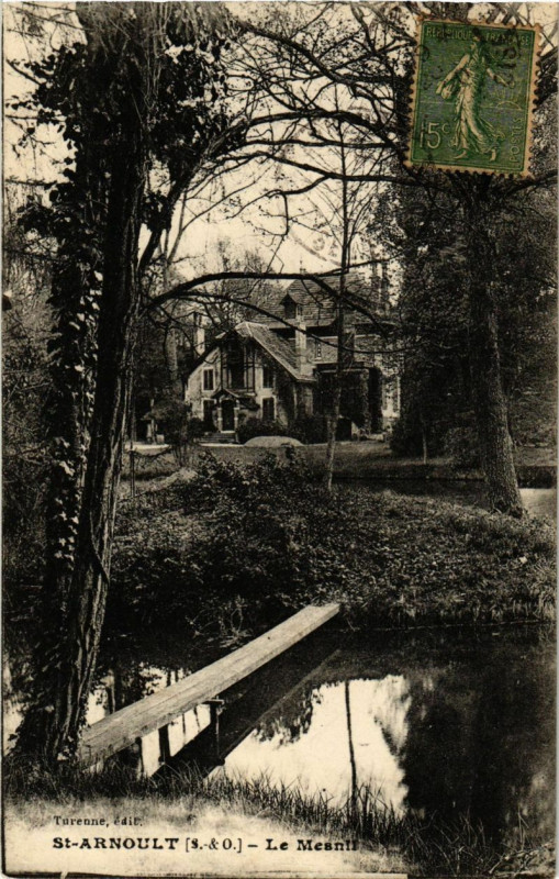 Carte postale ancienne Saint-Arnoult - Le Mesnil