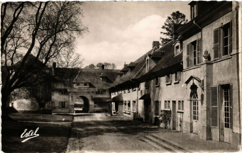 Carte postale ancienne Gaillonnet par Meulan - Pension de Famille Paysanne