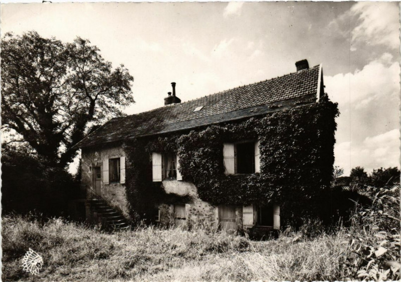Carte postale ancienne Jambville - Camp national des scouts de France - Le Presbytere à Jambville