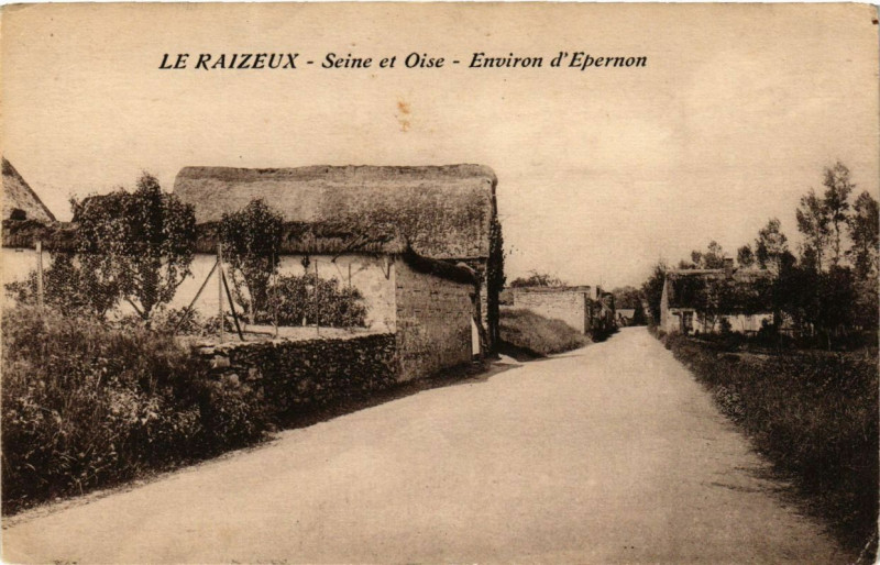 Carte postale ancienne Le Raizeux - Env. d'Epernon à Raizeux