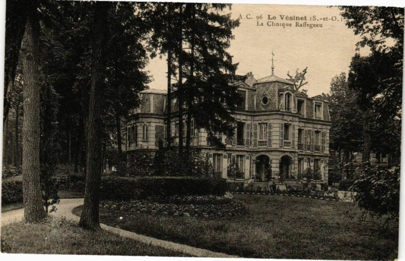 Carte postale ancienne Le Vesinet - La Clinique Raffegeau au Vésinet