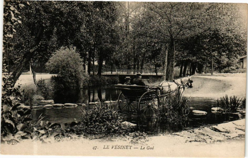 Carte postale ancienne Le Vesinet - Le Gue au Vésinet