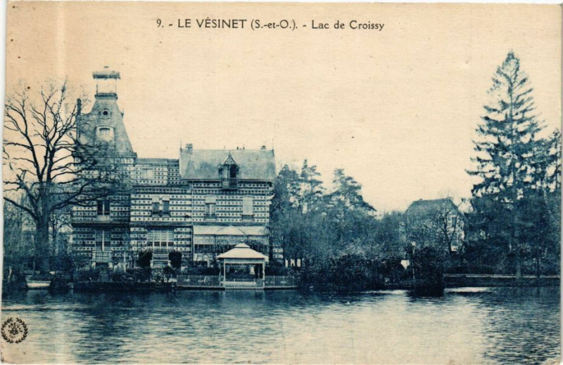 Carte postale ancienne Le Vesinet - Lac de Crossy au Vésinet