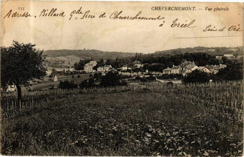 Carte postale ancienne Cheverchemont - Vue générale