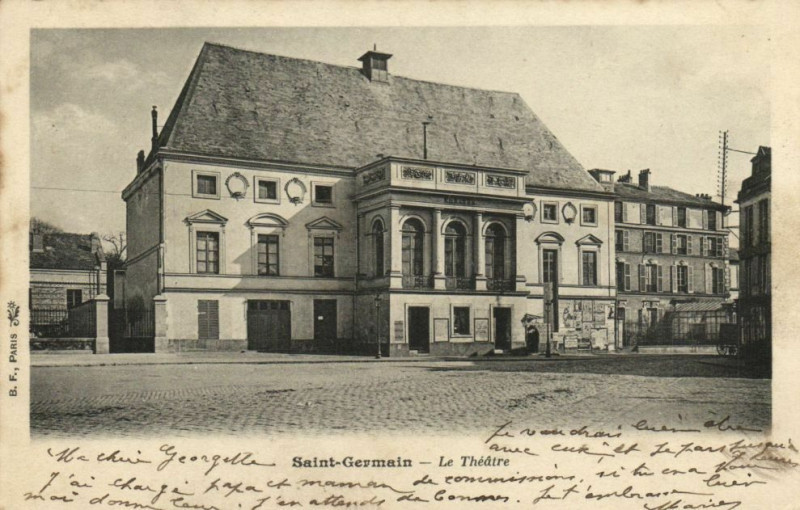Carte postale ancienne Saint-Germain-Le Theatre