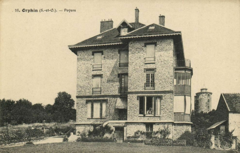 Carte postale ancienne Orphin-Poyers à Orphin