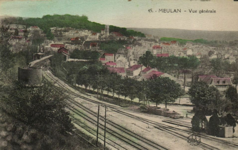 Carte postale ancienne Meulan-Vue générale