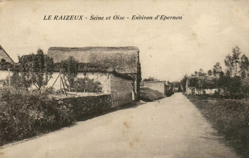 Carte postale ancienne Le Raizeux-Env. d'Epernon à Raizeux