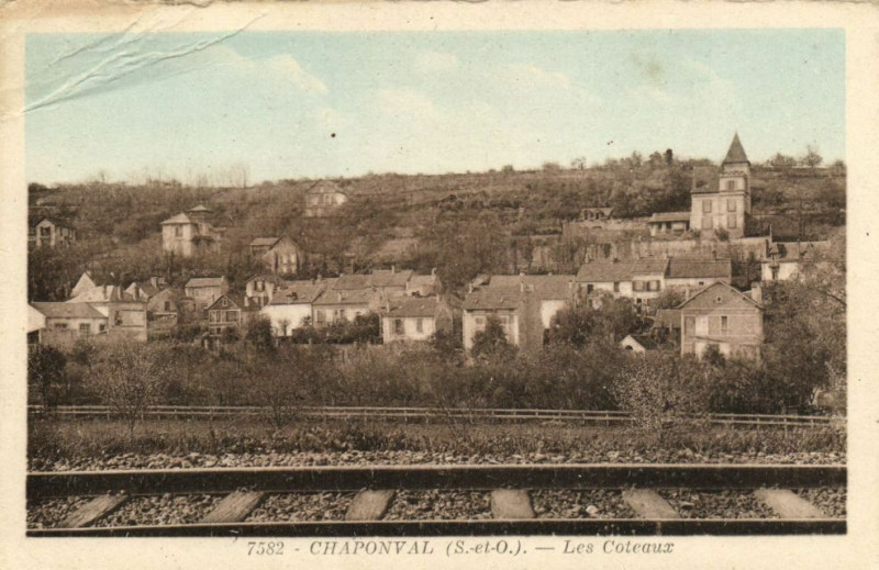 Carte postale ancienne Chaponval-Les Coteaux