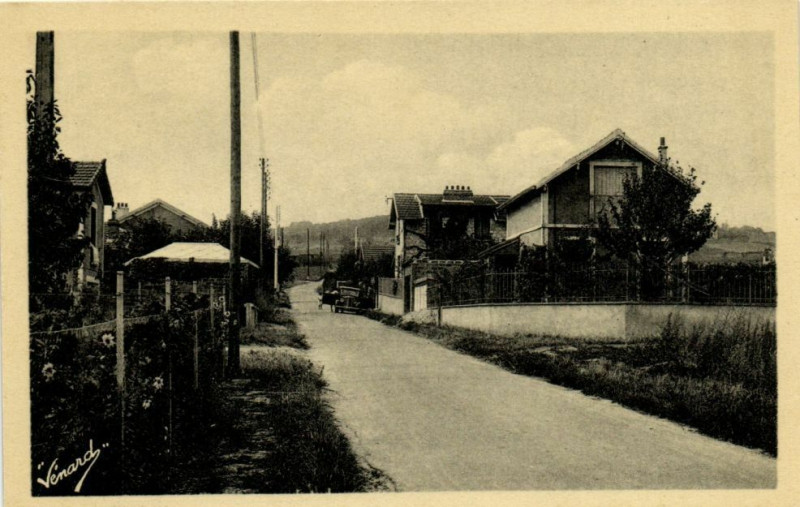 Carte postale ancienne Andresy-Rue de la Fontaine à Andrésy