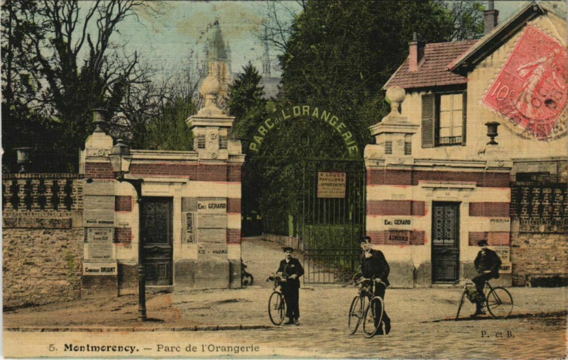 Carte postale ancienne Montmorency Parc de L'Orangerie à Montmorency