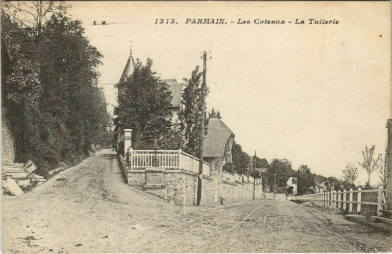 Carte postale ancienne Parmain Les Coteaux à Parmain