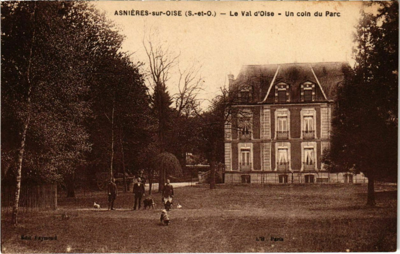 Carte postale ancienne Asniers-sur-Oise - Le Val d'Oise