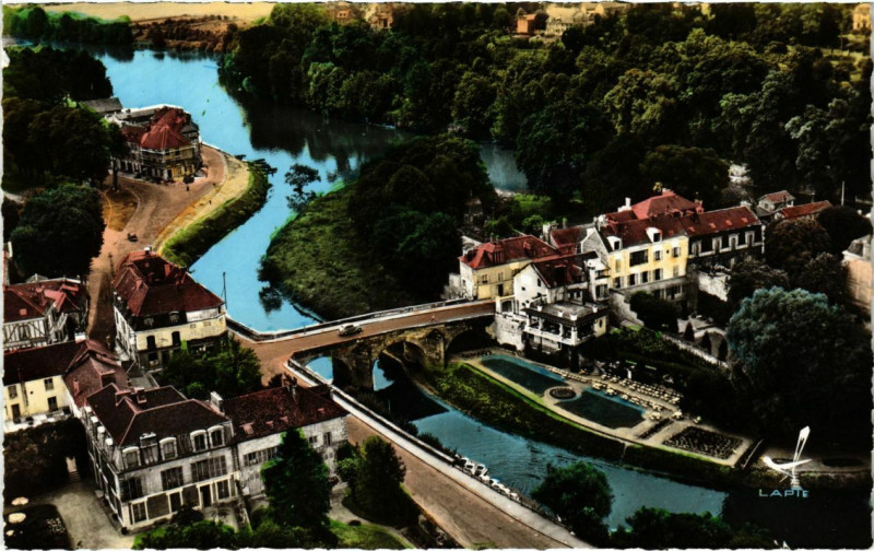 Carte postale ancienne Isle-Adam-Parmain - Le Pont du Cabouillet à Parmain