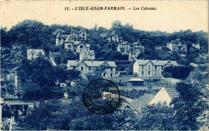 Carte postale ancienne Isle-Adam-Parmain - Les Coteaux à Parmain