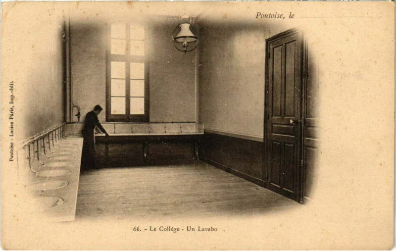 Carte postale ancienne Pontoise - Le College à Pontoise